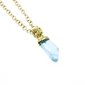 Aquamarine Crystal Pendant