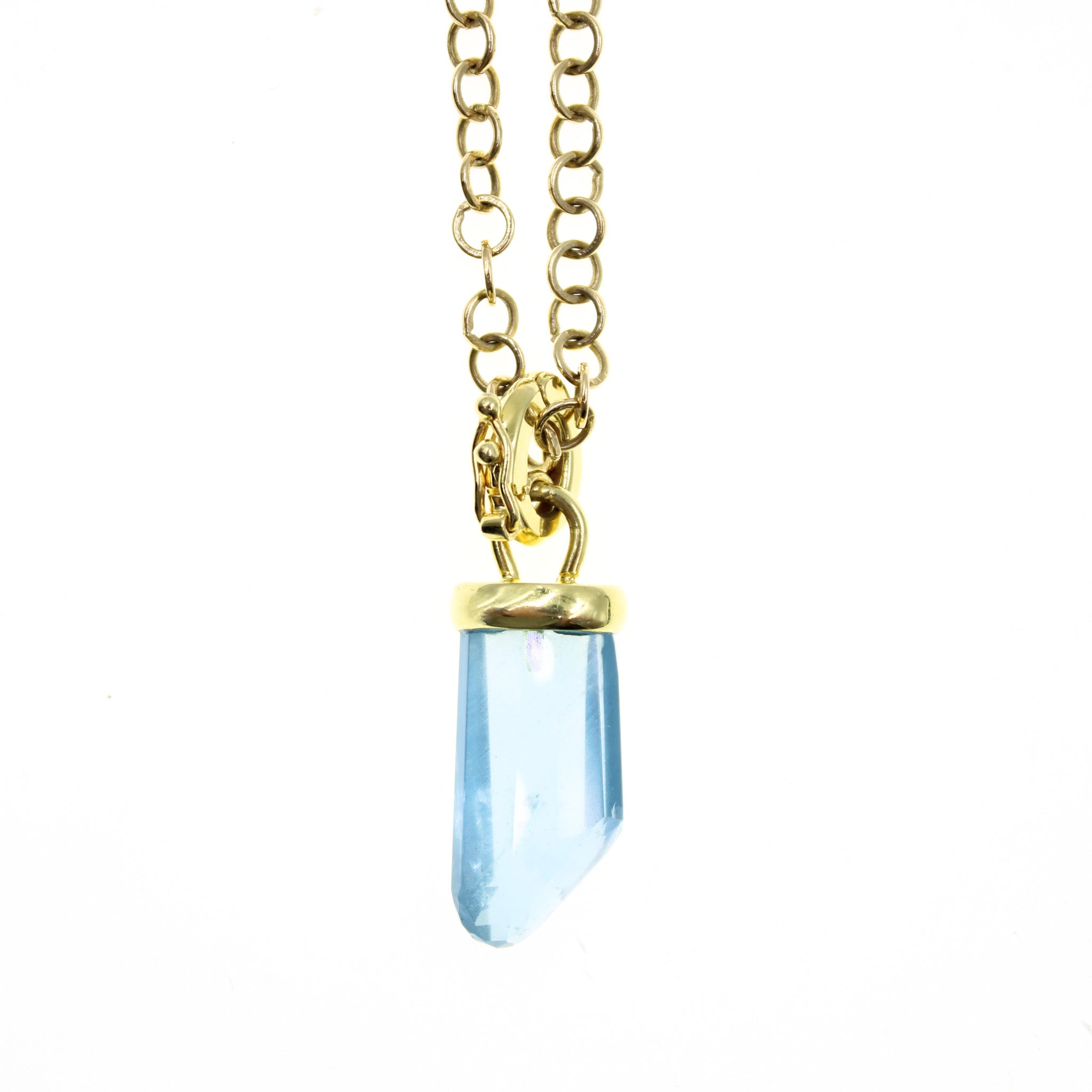 Aquamarine Crystal Pendant