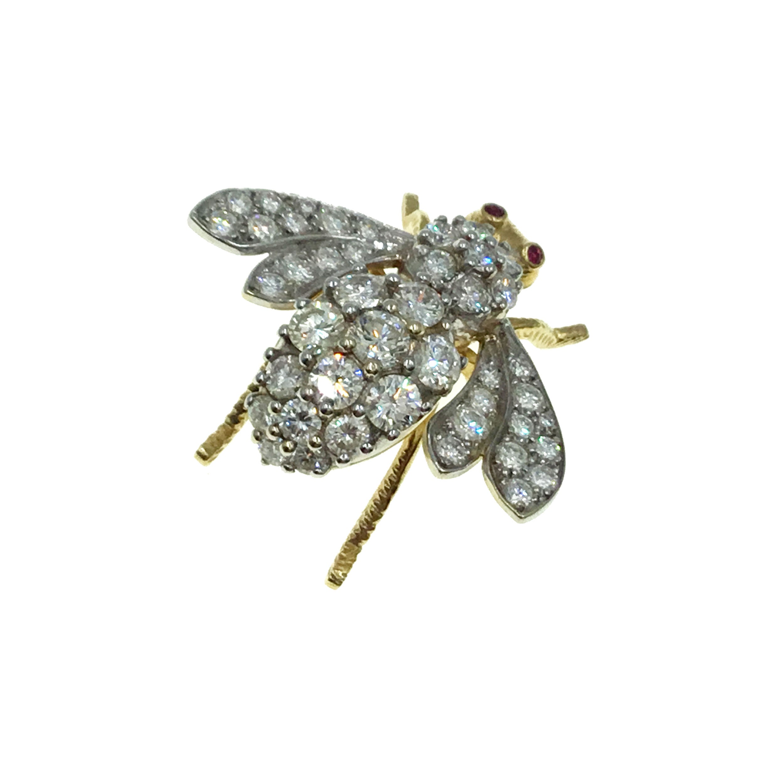 Rosenthal Diamond Bee Brooch