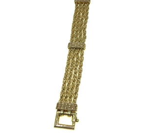 14K Yellow Gold Woven Bracelet